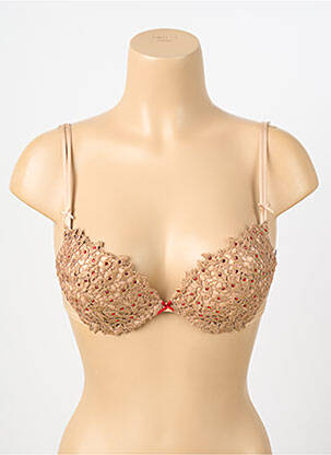 Sutien top sutien push-up top sutien push-up bej AMBRA femeie