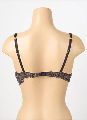 Sutien top sutien push-up top sutien push-up maro AMBRA femeie
