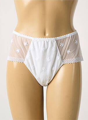 Chilot broderie alb SECRET D'EVA femeie