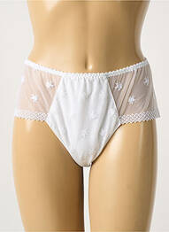 Chilot broderie alb SECRET D'EVA femme