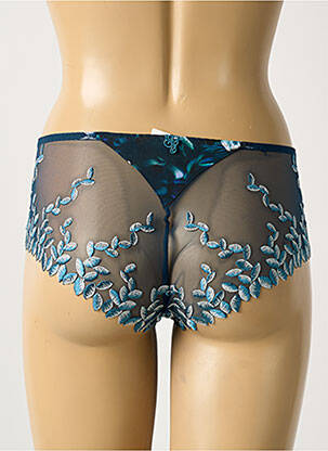 Shorty broderie albastru SECRET D'EVA femeie