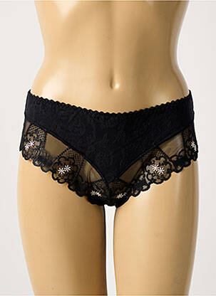 Shorty tulle transparent negru LOUISA BRACQ femeie