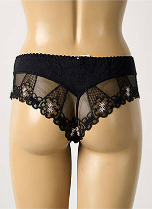 Shorty tulle transparent negru LOUISA BRACQ femeie
