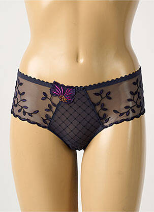 Shorty broderie albastru LOUISA BRACQ femeie