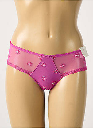 Shorty broderie violet LOUISA BRACQ femeie
