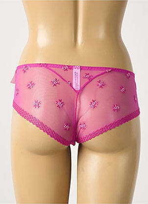 Shorty broderie violet LOUISA BRACQ femeie