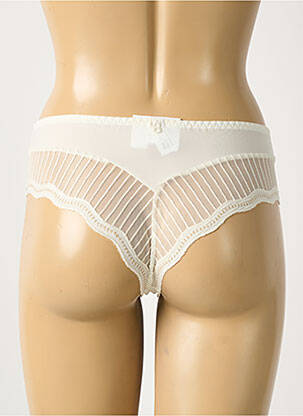 Shorty tulle transparent alb LOUISA BRACQ femeie