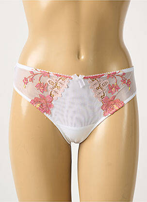Tanga broderie alb AMBRA femeie