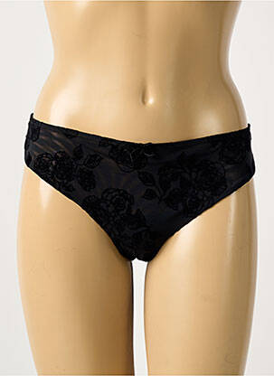 Tanga broderie negru AMBRA femeie