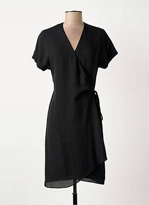 Rochie scurtă mâneci scurte mâneci scurte negru ELORA femeie