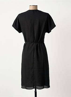 Rochie scurtă mâneci scurte mâneci scurte negru ELORA femeie