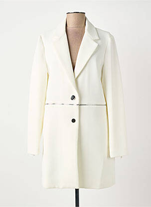 Palton lung bej ELORA femeie