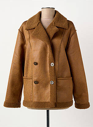 Palton scurt maro ELORA femeie