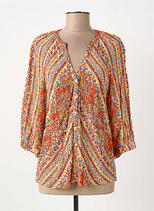Cămașă portocaliu ELORA femeie