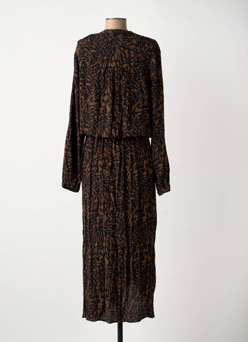 Rochie lungă maro ELORA femeie