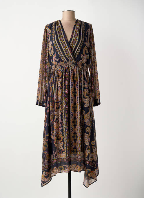 Rochie lungă albastru ELORA femeie