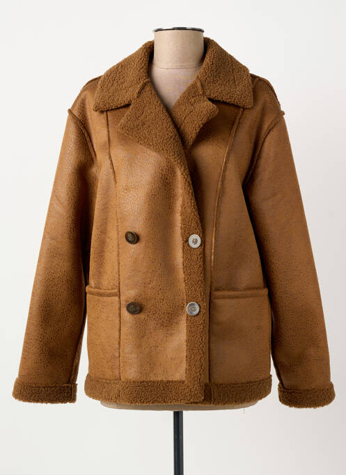 Palton scurt maro ELORA femeie