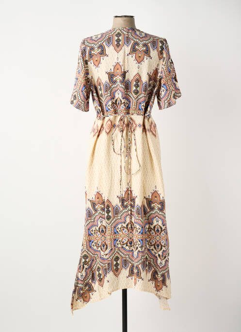 Rochie lungă bej ELORA femeie