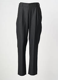 Pantalon drept elasticitate mărime normală negru ELORA femme
