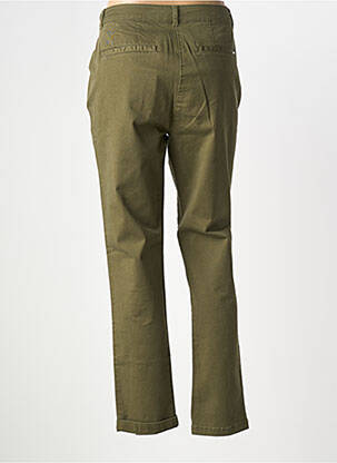 Pantalon drept elasticitate mărime normală verde ELORA femeie