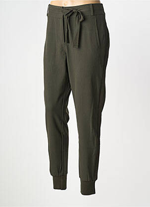 Pantalon slim elasticitate mărime normală verde ELORA femeie
