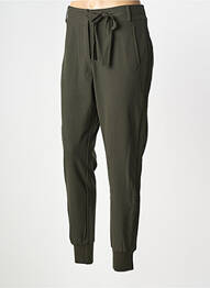 Pantalon slim elasticitate mărime normală verde ELORA femme
