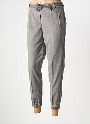 Pantalon 7/8 elasticitate mărime normală gri ELORA femeie