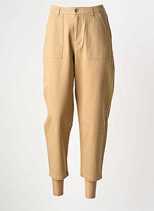 Pantalon 7/8 maro ELORA femeie