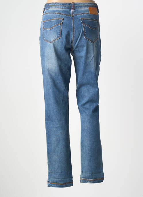 Blugi cu croială dreaptă albastru ELORA femeie