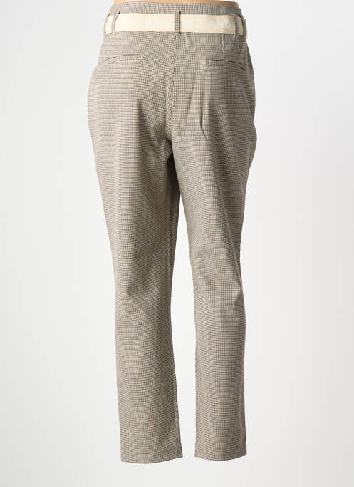 Pantalon slim bej ELORA femeie