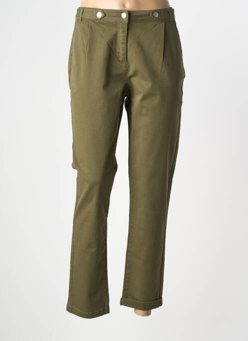 Pantalon drept verde ELORA femeie