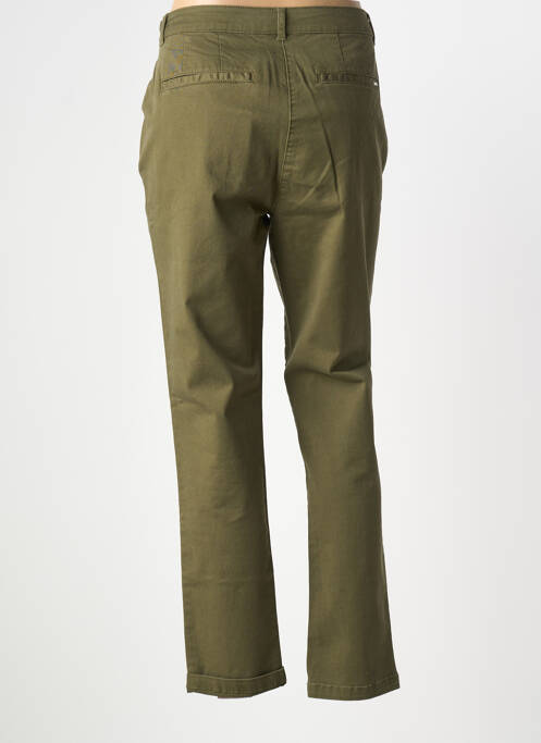 Pantalon drept verde ELORA femeie