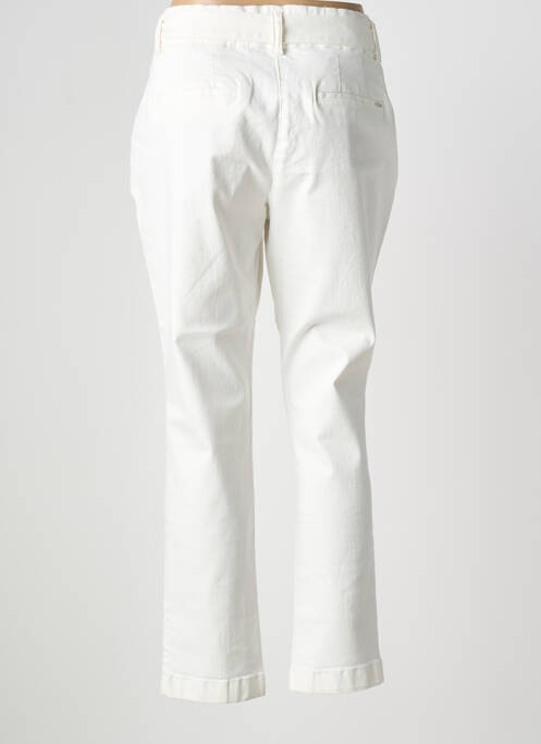 Blugi cu croială dreaptă alb ELORA femeie