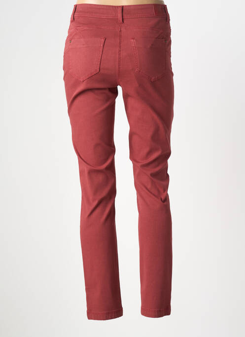 Blugi cu croială slim roșu ELORA femeie