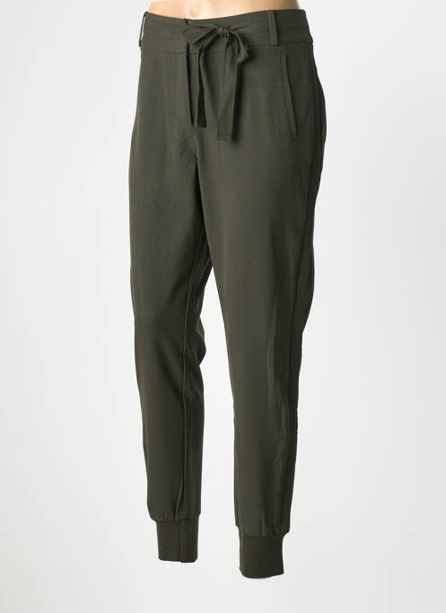 Pantalon slim verde ELORA femeie