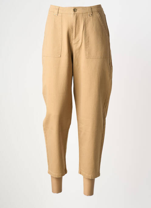 Pantalon 7/8 maro ELORA femeie