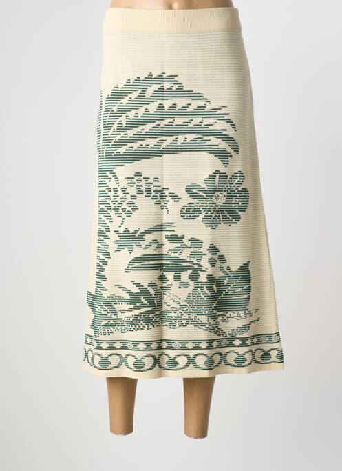 Fustă lungă bej ELORA femeie