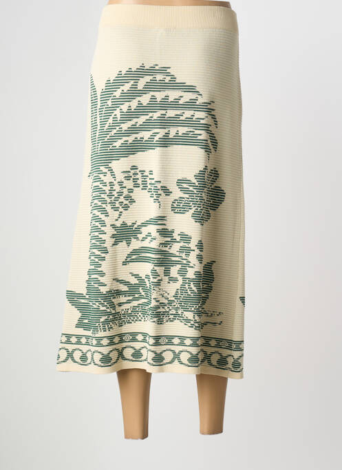 Fustă lungă bej ELORA femeie