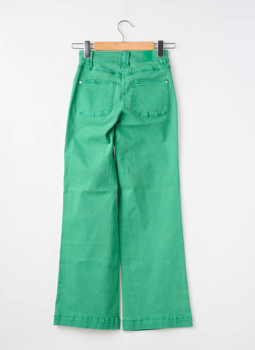 Blugi cu croială largă verde ELORA femeie