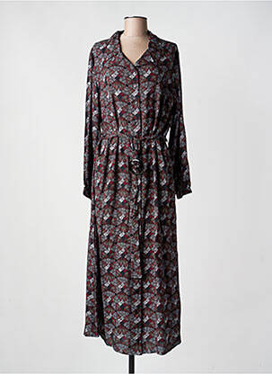 Rochie lungă mâneci lungi mâneci lungi negru AGATHE & LOUISE femeie