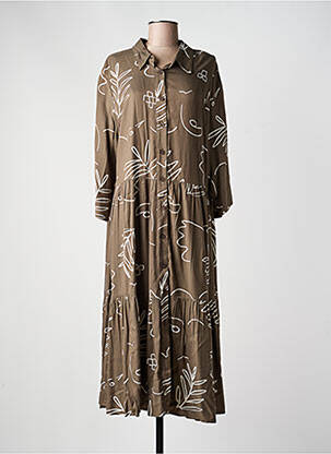 Rochie lungă verde MASAI femeie