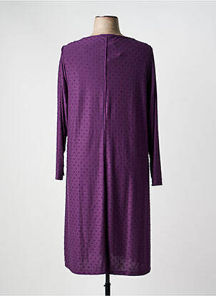 Rochie midi mâneci lungi mâneci lungi violet G!OZE femeie