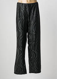 Pantalon drept elasticitate mărime normală negru POISSONS BLANCS femeie