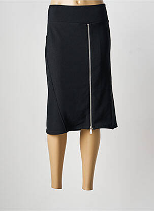 Fustă midi negru MELLEM femeie