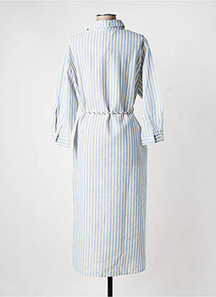 Rochie lungă mâneci lungi mâneci lungi albastru INSPIRATION STUDIO femeie