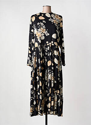 Rochie lungă negru KOSMIKA femeie