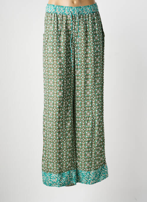 Pantalon larg verde B.YOUNG femeie