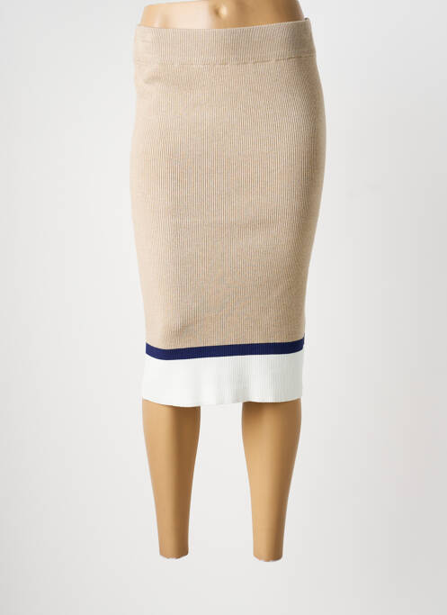 Fustă midi bej B.YOUNG femeie