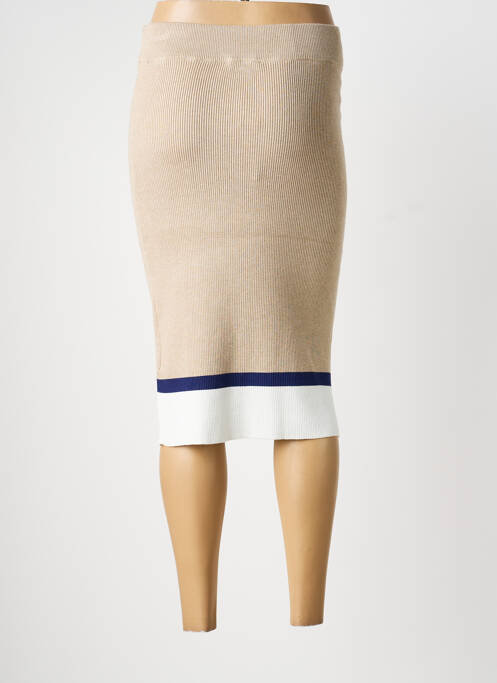 Fustă midi bej B.YOUNG femeie