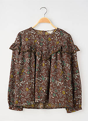 Bluză maro MINI MIGNON fată